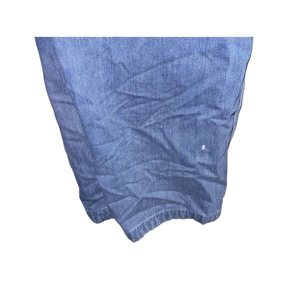 Vintage Big Mac Bib Overalls Men Medium Denim Square Bak Workwear USA Distressed - Picture 11 of 13